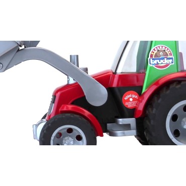 TRATOR COM PÁ CARREGADORA ROADMAX BRUDER  - Cod 20102
