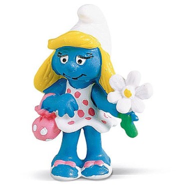 SMURFETTE COM FLORES SCHLEICH - Cod. 20421