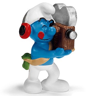 SMURF CAMERA MAN SCHLEICH - Cod. 20714