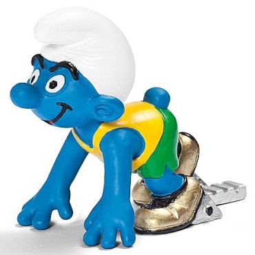 SMURF CORREDOR VELOCISTA SCHLEICH - Cod. 20741