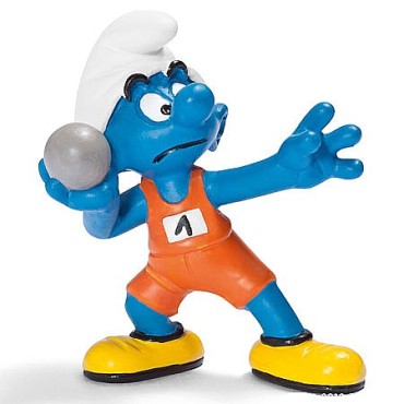 SMURF ARREMESSO DE PESO SCHLEICH - Cod. 20742