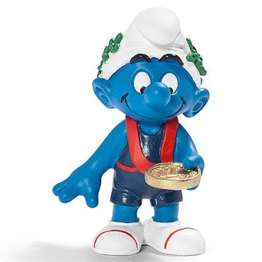 SMURF MEDALHA DE OURO SCHLEICH - Cod. 20745