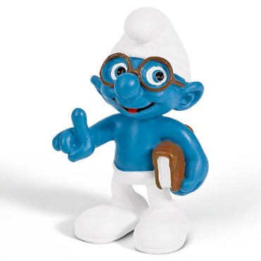 SMURF INTELIGENTE COM LIVROS SCHLEICH - Cod. 20734