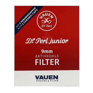 FILTRO PARA CACHIMBO VAUEN 9mm caixa com 40 filtros