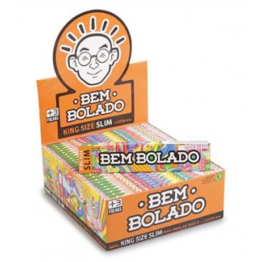 SEDA BEM BOLADO SLIM KING SIZE caixa com 50 livretos