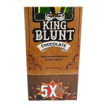 SEDA KING BLUNT SABOR CHOCOLATE caixa com 25 displays