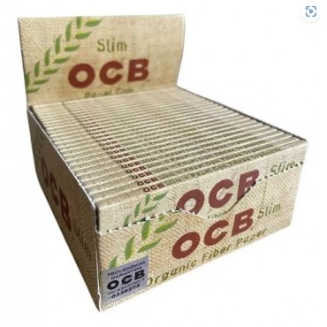 SEDA OCB ORGANIC SLIM KING SIZE  caixa com 50 livretos