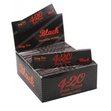 SEDA 4:20 BLACK KING SIZE caixa com 50 livretos