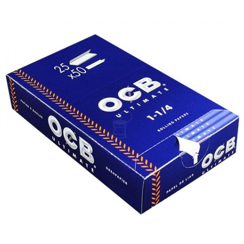 SEDA OCB ULTIMATE 1 1/4 MINI SIZE caixa com 25 livretos