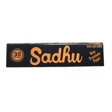 SEDA SADHU BLACK KING SIZE  caixa com 50 livretos