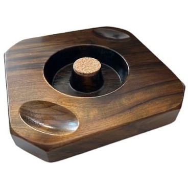 CINZEIRO PARA CACHIMBO EM MADEIRA 20cm x 20cm