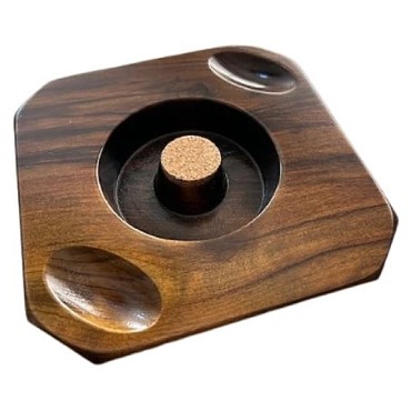 CINZEIRO PARA CACHIMBO EM MADEIRA 20cm x 20cm