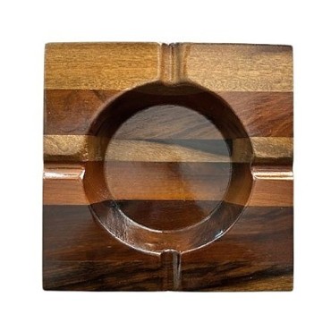 CINZEIRO PARA CIGARRO EM MADEIRA 15cm x 15cm