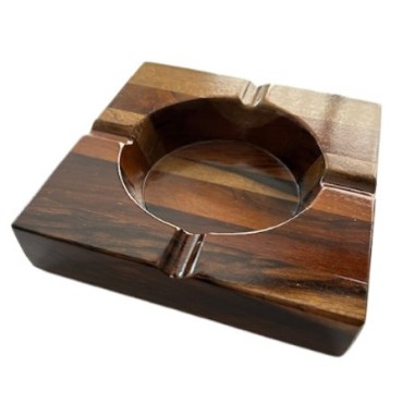 CINZEIRO PARA CIGARRO EM MADEIRA 15cm x 15cm