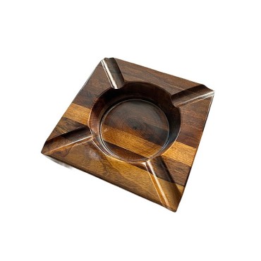 CINZEIRO PARA CHARUTO EM MADEIRA 15cm x 15cm