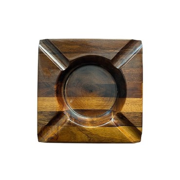 CINZEIRO PARA CHARUTO EM MADEIRA 15cm x 15cm