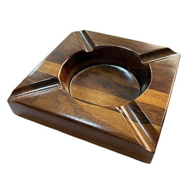 CINZEIRO PARA CHARUTO EM MADEIRA 15cm x 15cm