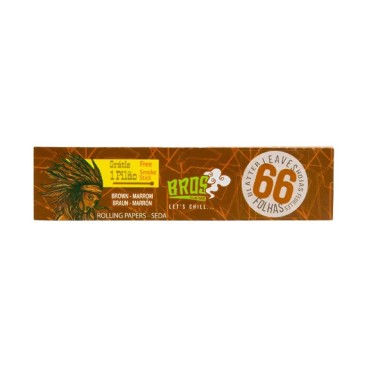 SEDA BROS BROWN COM PILAO KING SIZE caixa com 50 livretos