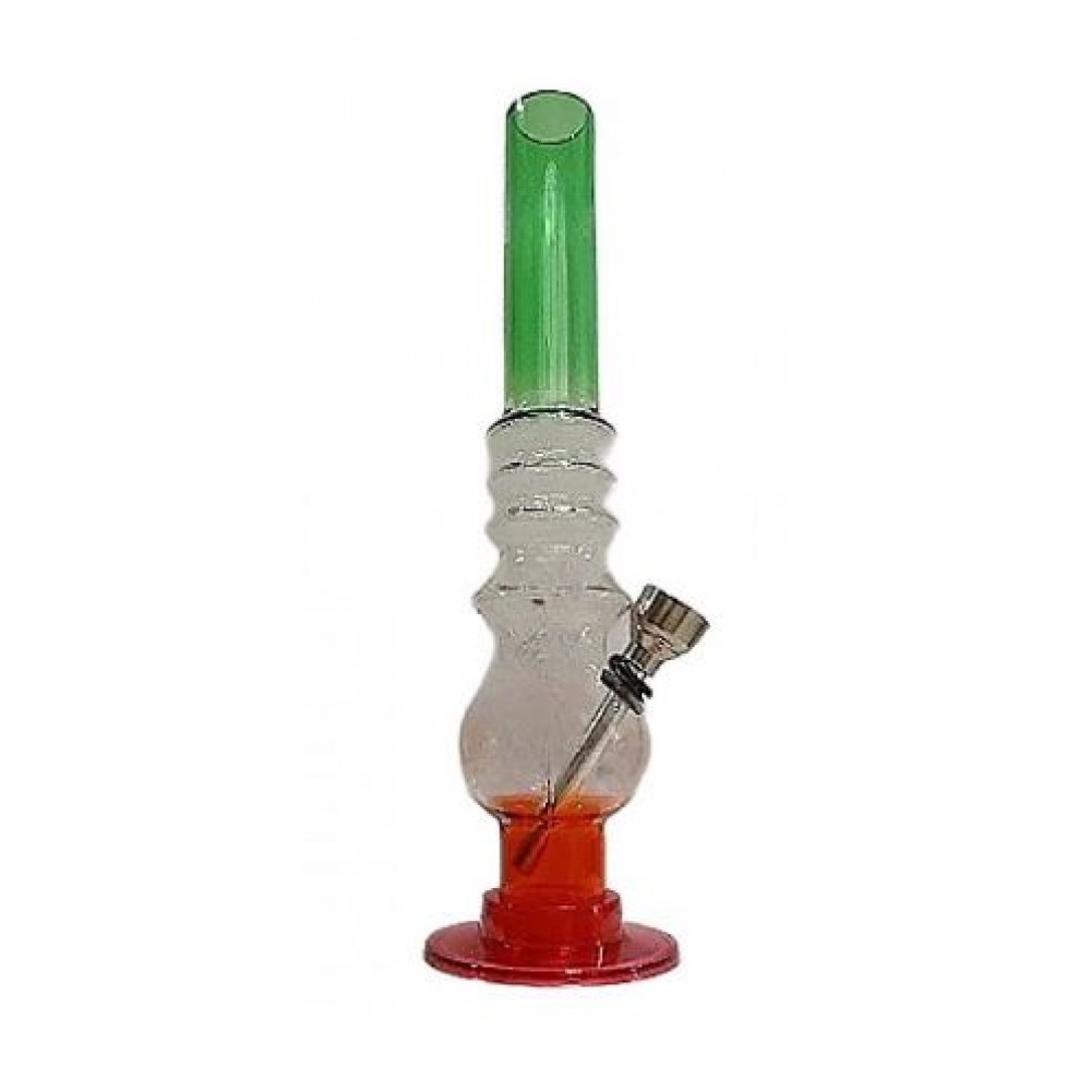 BONG ACRILICO COLOR TRANSPARENTE MIGC03-05-3 - 20 cm