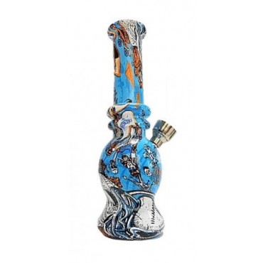 BONG DE VIDRO COM DESENHO 15,5 cm - COD 5