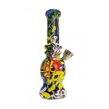 BONG DE VIDRO COM DESENHO 15,5 cm - COD 6