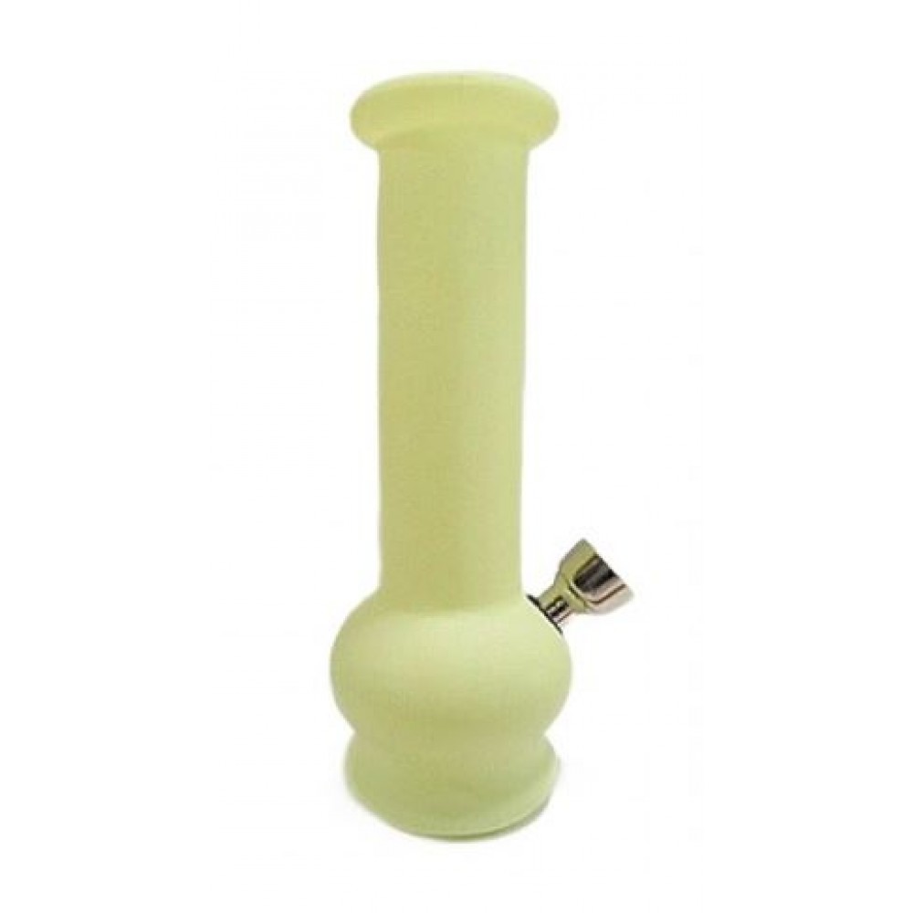 BONG DE VIDRO AMARELO FOSCO 15,5 cm - COD 2