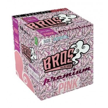 SEDA BROS PINK PREMIUM KING SIZE COM PITEIRA E PILÃO - caixa com 52 livretos