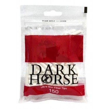 FILTRO PARA CIGARRO DARK HORSE ULTRA SLIM 5,3mm pacote com 150 filtros