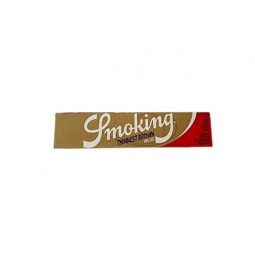 SEDA SMOKING THINNEST BROWN KING SIZE caixa com 50 livretos