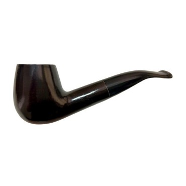 CACHIMBO BERTOLDI ELITE CURVO com piteira de chifre codigo E-05