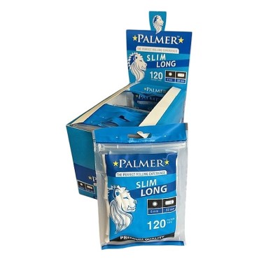 KIT 3 FILTROS PARA CIGARRO PALMER SLIM LONGO 6mm pacote com 120 filtros cada