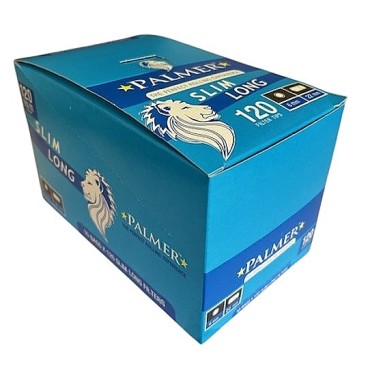 FILTRO PARA CIGARRO PALMER SLIM LONGO 6mm caixa com 10 pacotes