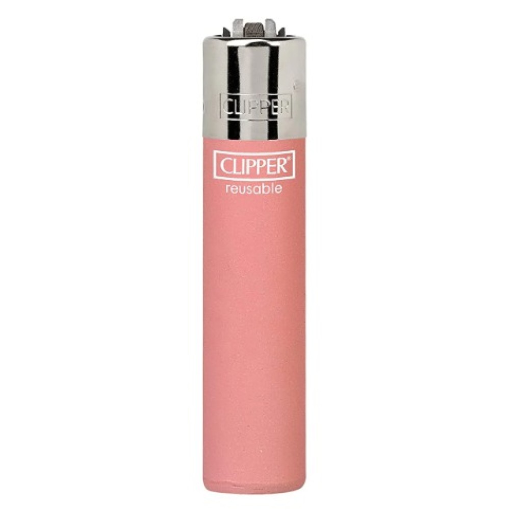 ISQUEIRO CLIPPER GRANDE PINK FOSCO  unidade Cod. 03