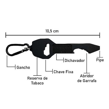 PIPE DE METAL MULTI FUNÇÕES
