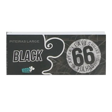 PITEIRA DE PAPEL BROS BLACK LARGE caixa com 24 livretos