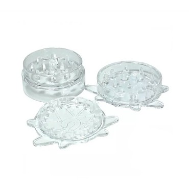 DICHAVADOR DE POLICARBONATO SADHU TRANSPARENTE 3cm - 3 partes