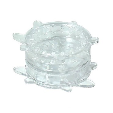 DICHAVADOR DE POLICARBONATO SADHU TRANSPARENTE 3cm - 3 partes