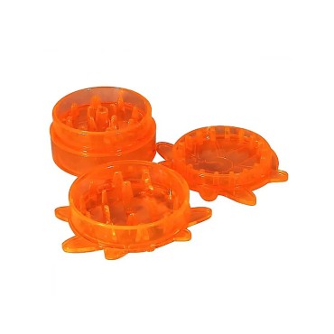 DICHAVADOR DE POLICARBONATO SADHU LARANJA TRANSPARENTE 3cm - 3 partes