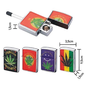 PIPE DE METAL ESTILO ISQUEIRO ZIPPO Cod 2 unidade