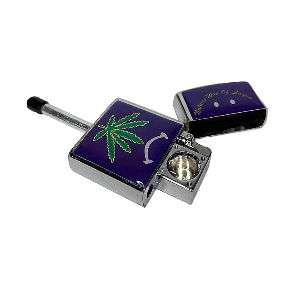 PIPE DE METAL ESTILO ISQUEIRO ZIPPO Cod 2 unidade