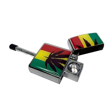 PIPE DE METAL ESTILO ISQUEIRO ZIPPO Cod 4 unidade