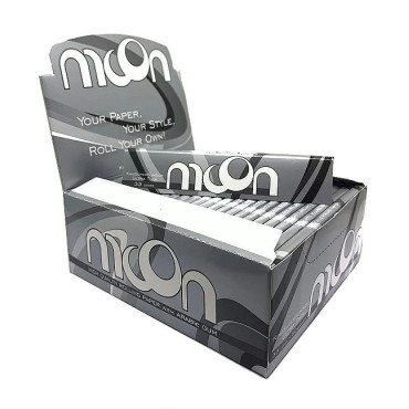 SEDA MOON SILVER KING SIZE caixa com 50 livretos