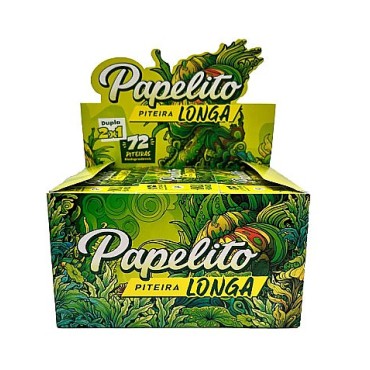 PITEIRA DE PAPEL PAPELITO LONGA DUPLA 2x1 caixa com 30 livretos
