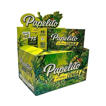 PITEIRA DE PAPEL PAPELITO LONGA DUPLA 2x1 caixa com 30 livretos