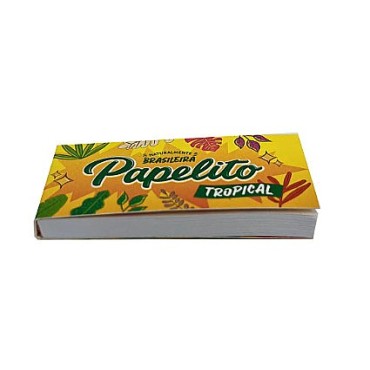 PITEIRA DE PAPEL PAPELITO TROPICAL TRADICIONAL caixa com 25 livretos