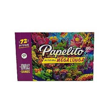 PITEIRA DE PAPEL PAPELITO MEGA LONGA DUPLA 2x1 caixa com 30 livretos