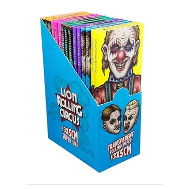 SEDA CELULOSE LION CIRCUS SUPER SIZE caixa com 15 livretos