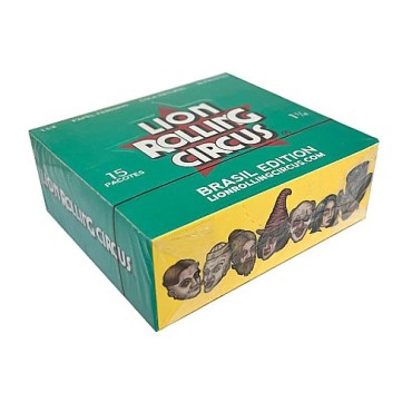 SEDA LION CIRCUS EDIÇÃO BRASIL 1 1/4 MINI SIZE caixa com 15 livretos