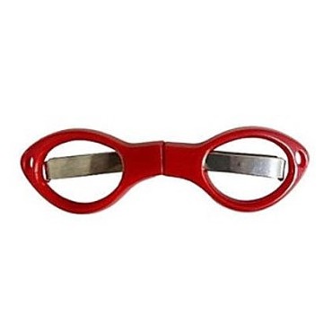 TESOURA DOBRÁVEL DE PLÁSTICO VERMELHO unidade
