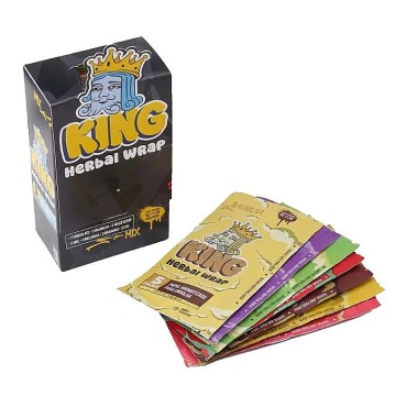 SEDA KING HERBAL WRAP MIX aromas sortidos caixa com 25 displays
